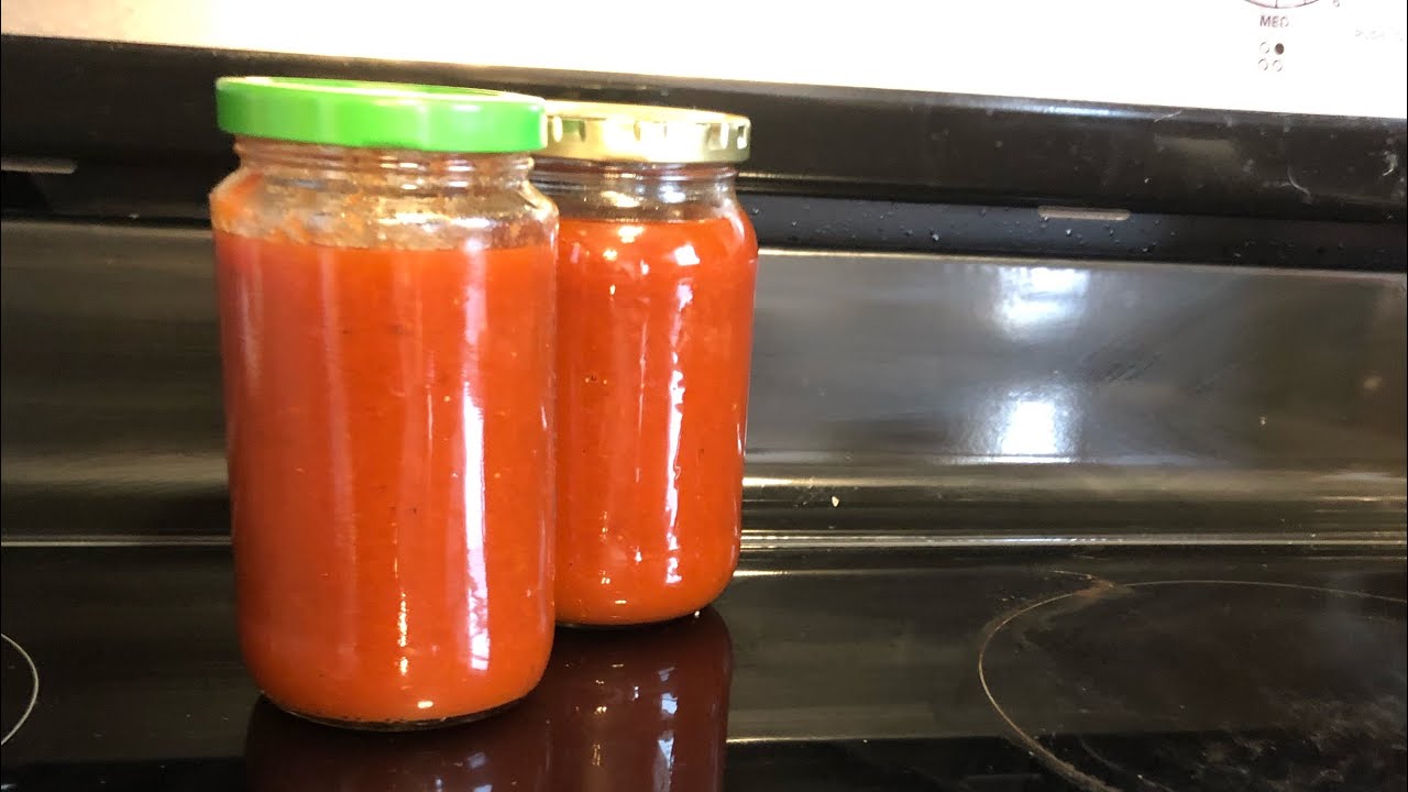 Making ketchup from my frozen tomatoes YouTube