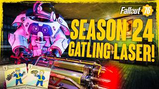 Fallout 76 Ghoul/PA - Season 24 Gatling Laser Build! (2026)