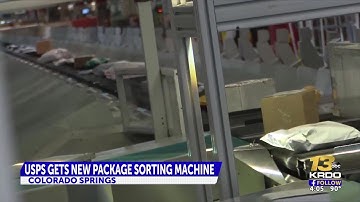 USPS brings new package sorting machine to Colorado Springs