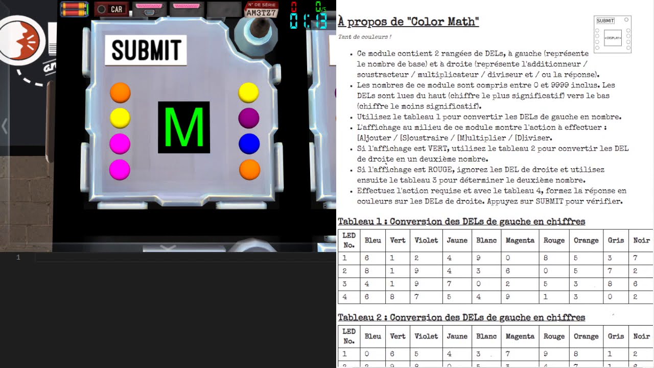 [FR] Tutoriel KTANE Color Math YouTube