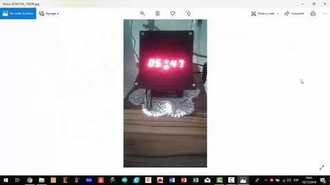 RELOJ CON MICROCONTROLADOR VIDEO 1