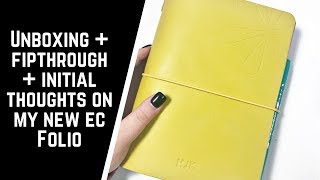 Setting up my new Erin Condren + Petite Planner Folio