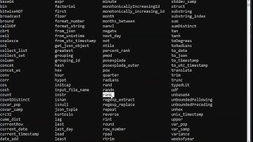 Data Frames - Window Functions - Overview of APIs