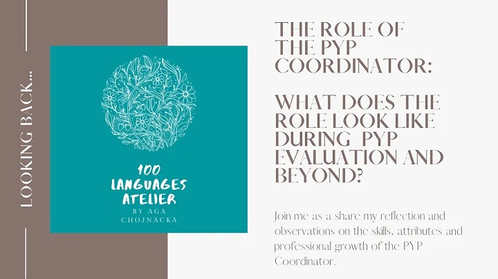 Looking Back: The Role of the PYPco. - PYP Evaluation Cycle and Beyond