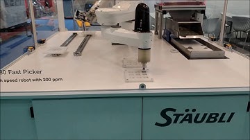 Stäubli TP80 Fast Picker Robot - Intertool 2016 Vienna