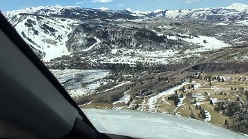 Hunter Creek Visual Approach - Runway 33, Aspen/ASE