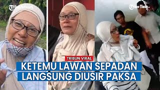 Ibu Pengemis Viral Ketemu Lawan Sepadan, Tak Bisa Berkutik Diusir Paksa