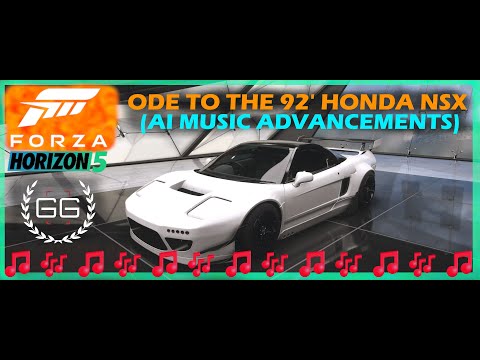 forzaページ HONDA 92' NSX SONG (NEW A.I. CREATED MUSIC) - Forza Horizon 5