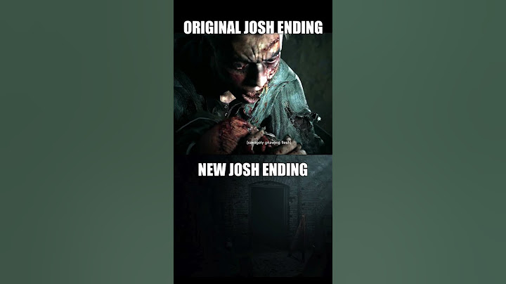 Until Dawn ORIGINAL and NEW JOSH Ending Scene Comparison #untildawnps5 #untildawnps4