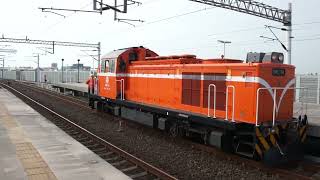 台鐵 DHL114型柴液機車頭 潮州開車 (5899A與3514 調車機)