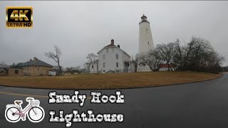 25 Minute Virtual Cycling Ride | Sandy Hook Bike Path to the Lighthouse | Indoor Cycling Workout