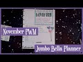 November plan with me in Mumsy &amp; Bub 7x9 Jumbo Bella planner.