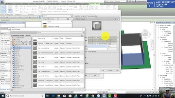 Tạo nét Hatch BTCT trong Revit môi trường -  Revit môi trường