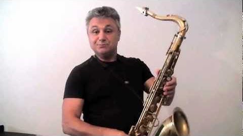 Saxophone Lessons - Introducing the G Note and Octave Key Break
