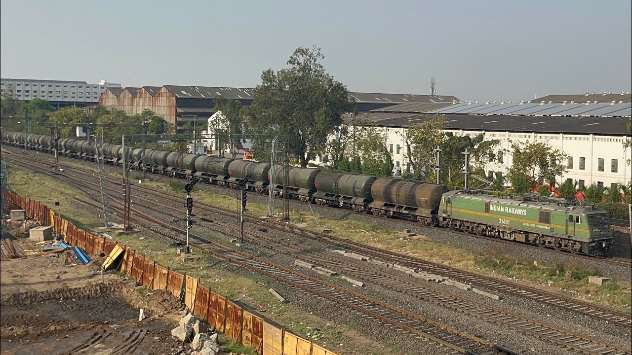 Btpn Rake Tughlakabad WAG-9 With BTPN Rake Skipping Vatva At High Speed - YouTube