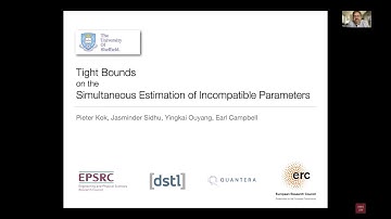 Pieter Kok "Tight bounds on the simultaneous estimation of incompatible parameters"