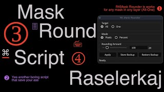 Round Mask In After Effects Like Never Before Mask Round Script Free Aescript Raselerkaj