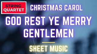 God Rest Ye Merry Gentlemen (String Quartet) - Public Domain