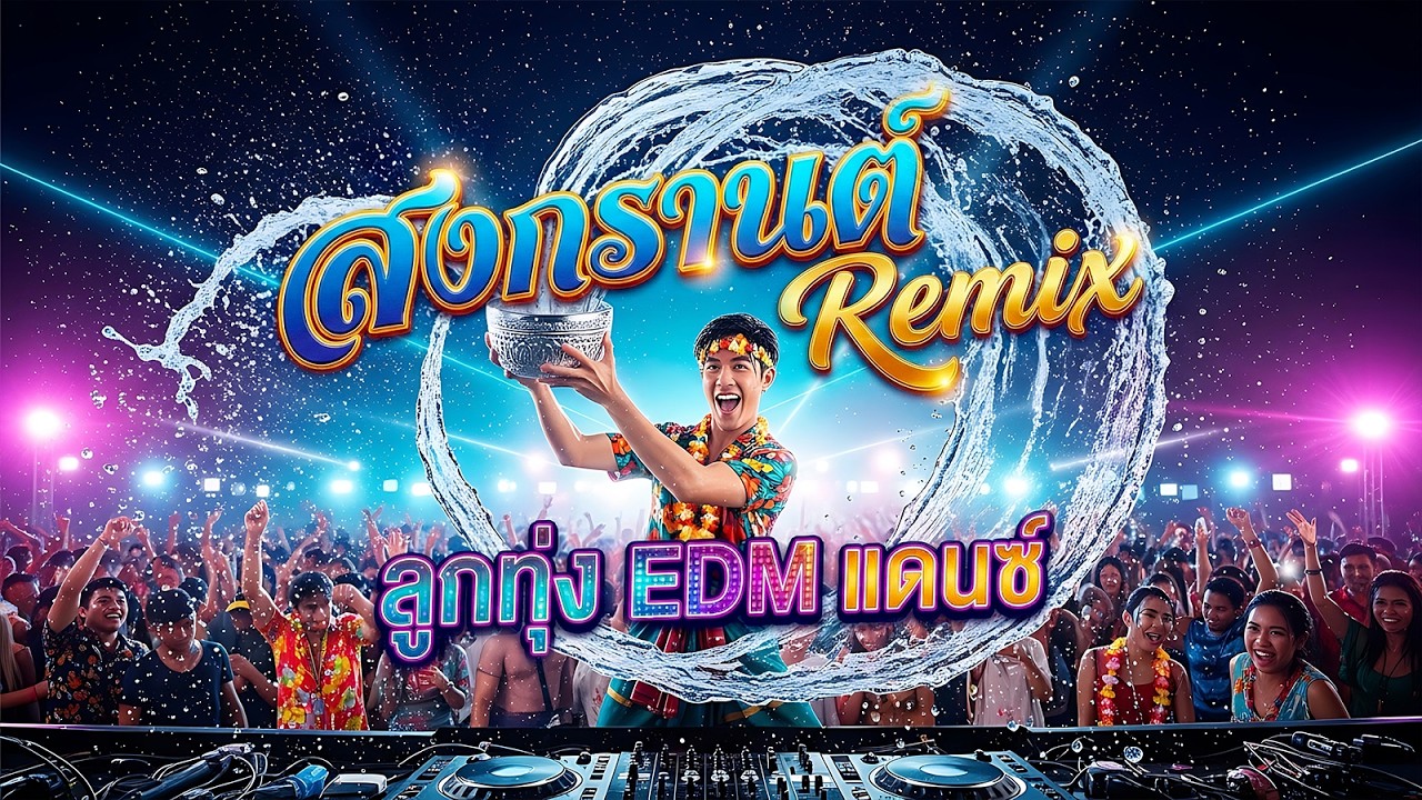สงกรานต์ Remix ลูกทุ่ง EDM แดนซ์ 🎶 - DJTUI AI ลูกทุ่ง | Official Audio