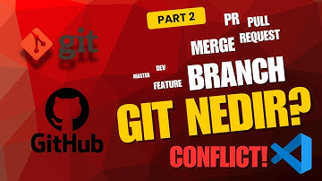 25 - Git ve GitHub’ı Sıfırdan Öğren - 2 | Branch Nedir? Merge Nedir? Conflict Nasıl Çözülür?