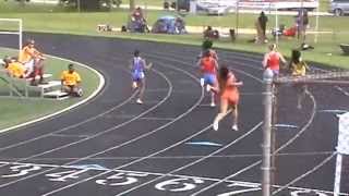 Aurora Flyers 2013 National Qualifier Girls 17-18 100M Dash