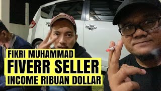 Fikri Muhammad illustrator Fiverr Hasil ratusan dollar