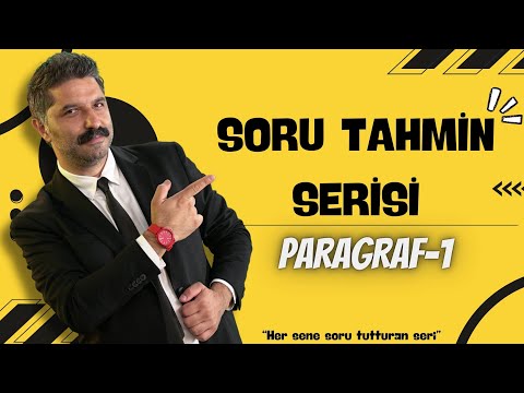 Paragraf / SORU TAHMİN SERİSİ / En Sık Geçen Sözcükler / RÜŞTÜ HOCA