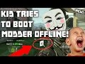 Black Ops 2 KID TRIES TO BOOT A MODDER OFFLINE! (BO2 MOD TROLLING!) FUNNY!