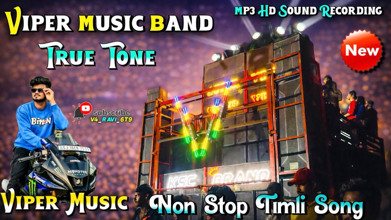 🔥SUPER VIPER BAND NONSTOP TRENDING TIMLI SONG 2025 🔥