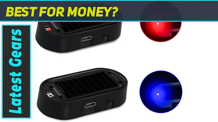 reviewANKIA Solar Power Fake Car Alarm LED Light: The Ultimate Anti-Theft Solution!