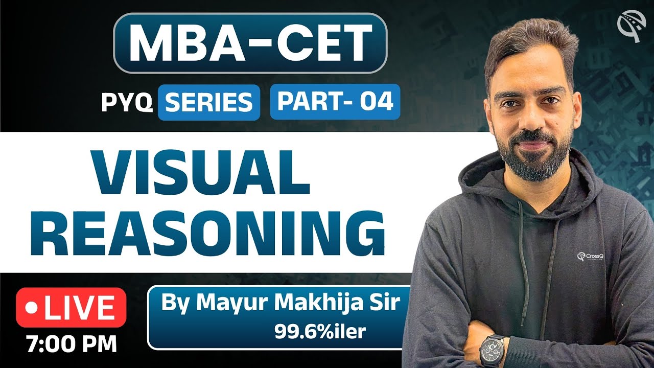 Visual Reasoning PYQ Series | Part - 04 | MBA CET 2026