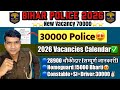 Bihar Police New Vacancies 2026😍 Big Update भर्ती Calendar✅ चौकीदार/होमगार्ड| 30000 New Vacancies
