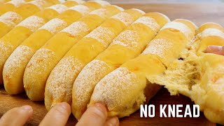 DON'T WASTE SWEET POTATO! No Knead & Eggless. The Easiest & Softest bread recipe