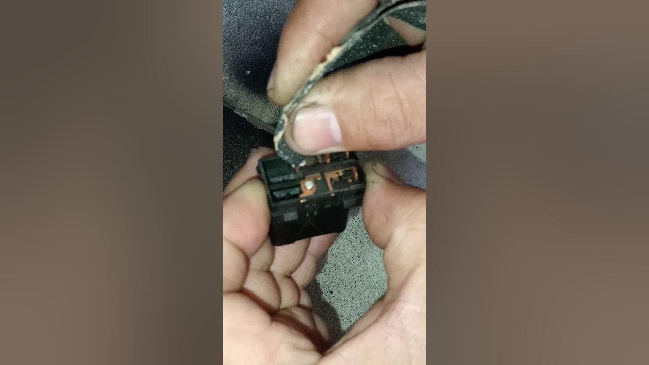 how to repair power window switch hyundai tucson YouTube
