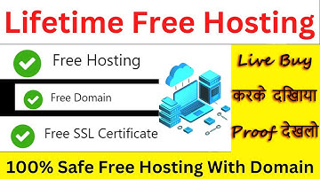 Lifetime Free Hosting + Free Domain + Free SSL 100% Safe Free Lifetime Hosting For WordPress In 2023