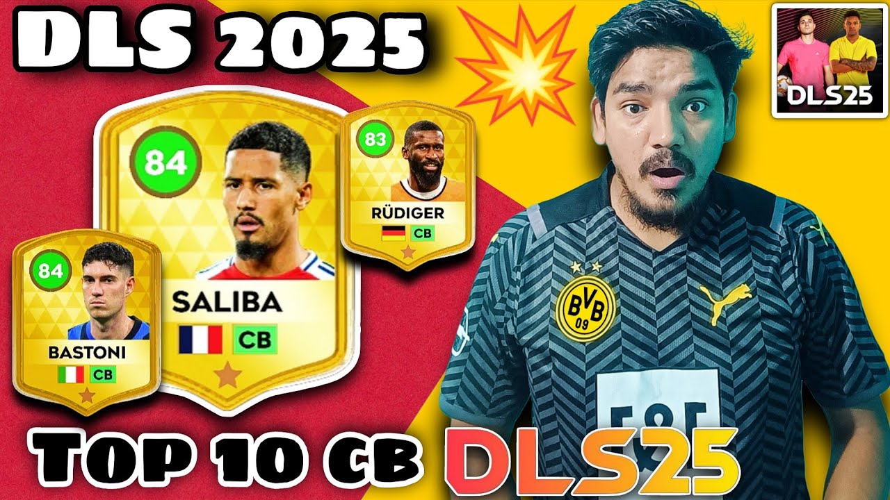 Top 10 Best Center Backs in DLS 25! 🔥💯 | Must-Have Defenders!