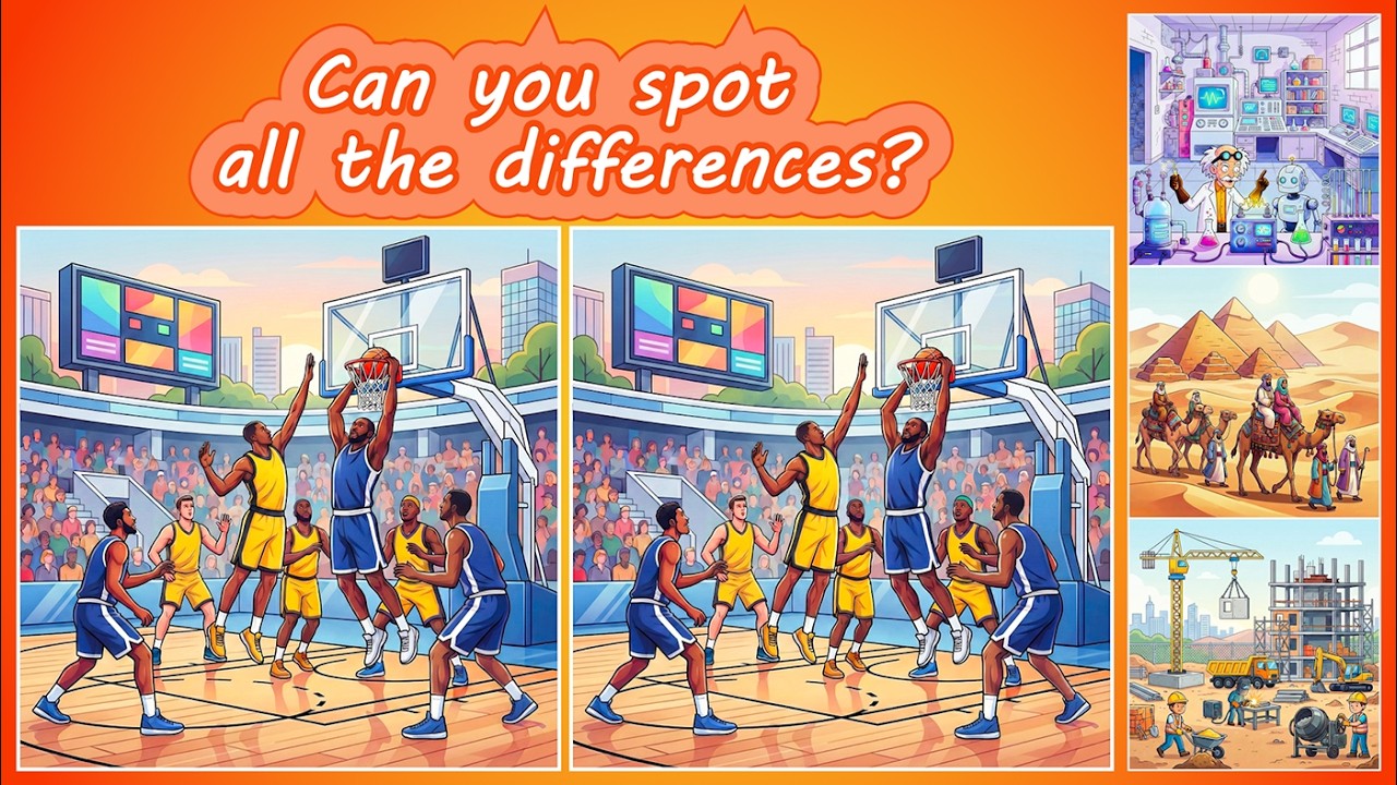 Spot the Difference – 4 Visual Tests (#3)