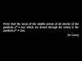 A Parabola problem from S L Loney | Problem 1