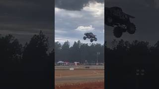 Mega Truck World Record Jump attempt #shorts #megatruck #worldrecord