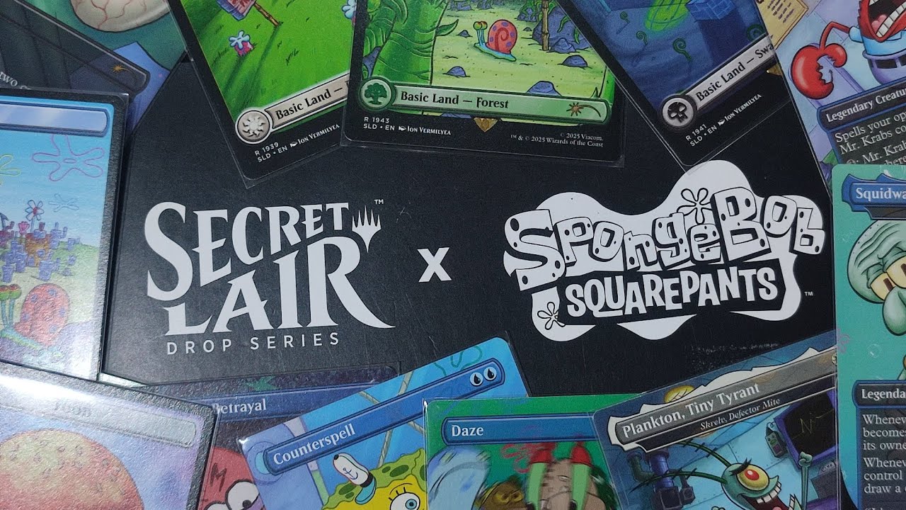 [Unboxing] Magic The Gathering: Secret Lair Drop x Spongebob Squarepants