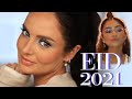 Zendaya purple &amp; blue Makeup Tutorial for Eid 2021!