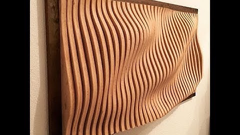 Autodesk Inventor How to design a Organic Parametric wood wall or art!