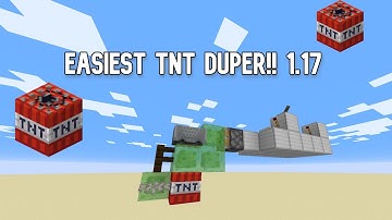 MINECRAFT 1.17 - EASIEST TNT DUPLICATOR (Tutorial)