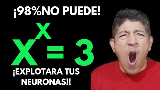 🤯incógnita incógnita =3: La ECUACIÓN más Viral que SÓLO la Función W de LAMBERT Puede Resolver