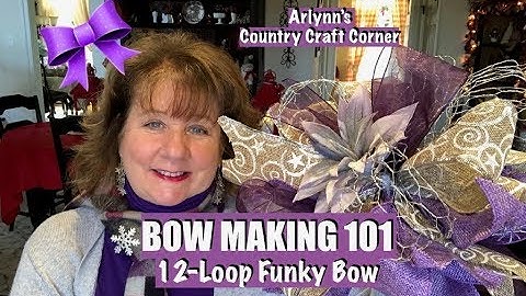 Bow Making 101: 12-Loop Funky Bow