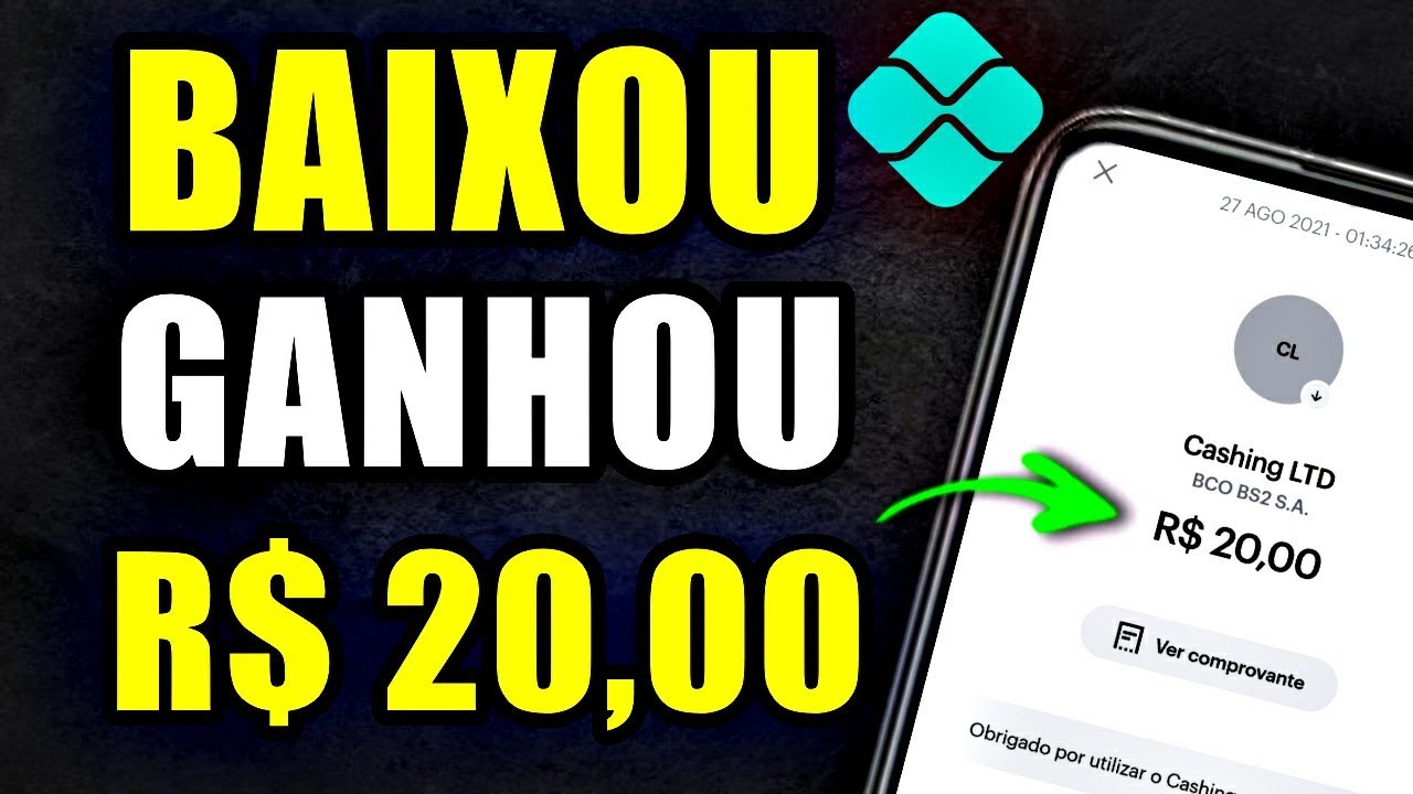 Ganhe R$20,00 Agora – CADASTROU GANHOU App Pagando por Cadastro via PIX