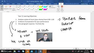 Year 11 Learning Objectives- Week 9