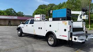 2016 DODGE RAM 5500 4x4 IMT SERVICE TRUCK CRANE COMPRESOR WELDER FOR SALE CUMMINS DIESEL