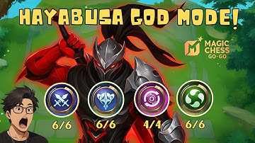 HAYABUSA 666! UNKILLABLE NINJA | MAGIC CHESS GO GO RUNE CRYSTAL SYSTEM