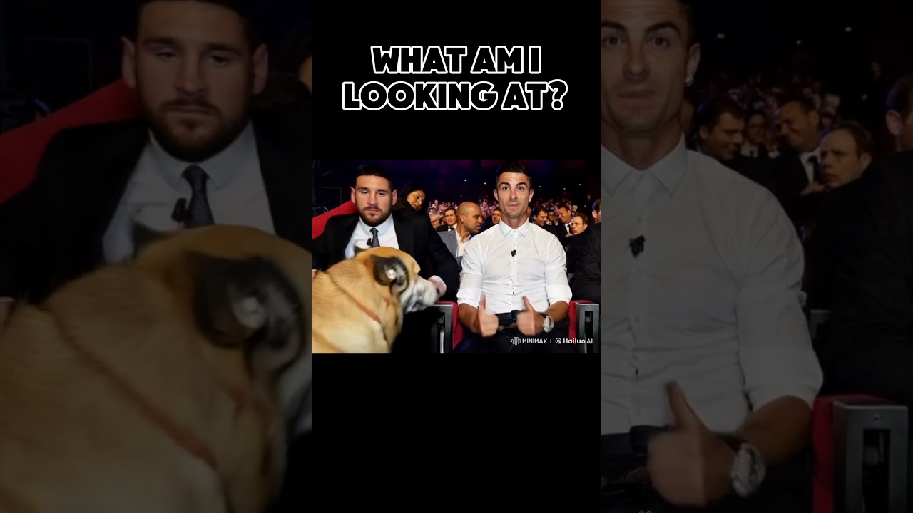 What are Ronaldo and Messi doing together? 